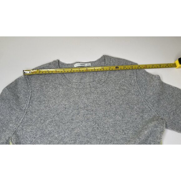 Subtle Luxury Women’s Cashmere pullover sweater Crew Neck S Gray Green - Picture 8 of 9